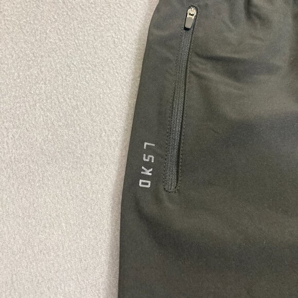 LSKD Mens Shorts Size Large Black Stretch Drawstring Pockets 5” Inseam Linerless - Picture 4 of 7